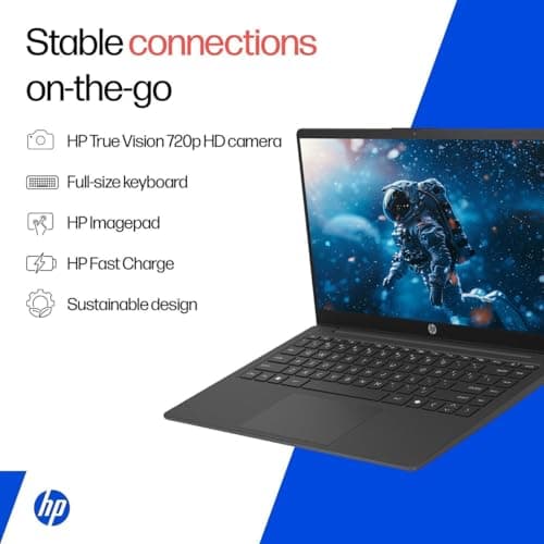 HP 14s Intel Celeron Dual Core N4500 Laptop (8GB/512GB SSD/Win 11) 14.0" HD Display, MSO 24, Black, 1.46kg, DQ3149TU Thin and Light Business Laptop 3