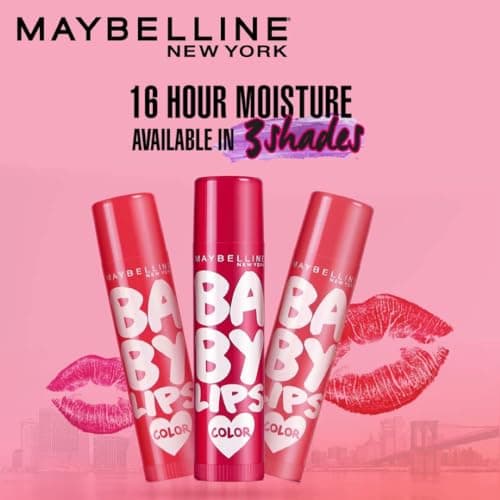 Maybelline New York Baby Lips Color Balm Combo Pack Lip Balm - Cherry Kiss + Berry Crush Lip Balms and Lip Care, Long-lasting Hydration, Lip Balm With SPF, Translucent color, Pack of 2 | 8gm 3