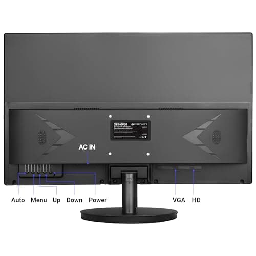 ZEBRONICS LED Monitor, 20 inch, HD+ 1600×900, 16:9 Aspect Ratio, 16.7M Colors, HDMI & VGA, Wall Mountable (EV20) 2