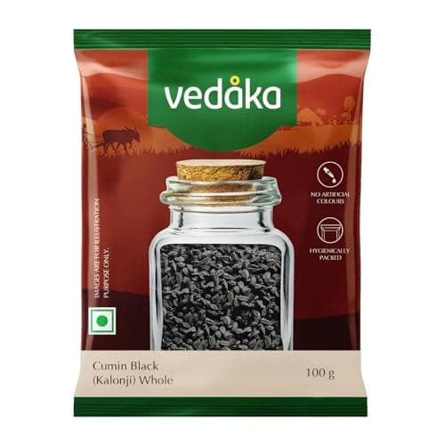 Amazon Brand - Vedaka Cumin Black (Kalonji) whole, 100 g