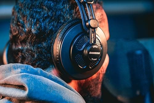 Samson SR850 Studio Wired Over Ear Headphones Without Mic (Black) 5