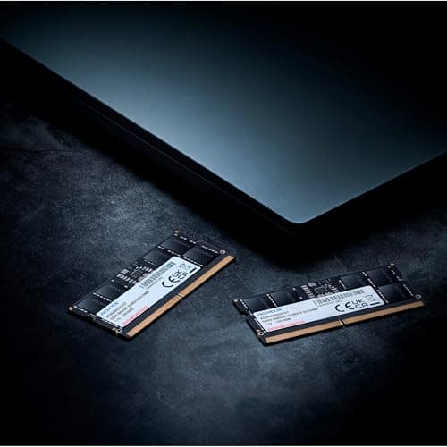 ADATA Premier 32GB 5600MHz SO-DIMM DDR5 Laptop Memory, Single RAM Module, Supports Intel & AMD Latest CPU, Intel XMP & AMD Expo, Built in PMIC, On Die ECC, Low Voltage, More Bandwidth - AD5S560032G-S 4