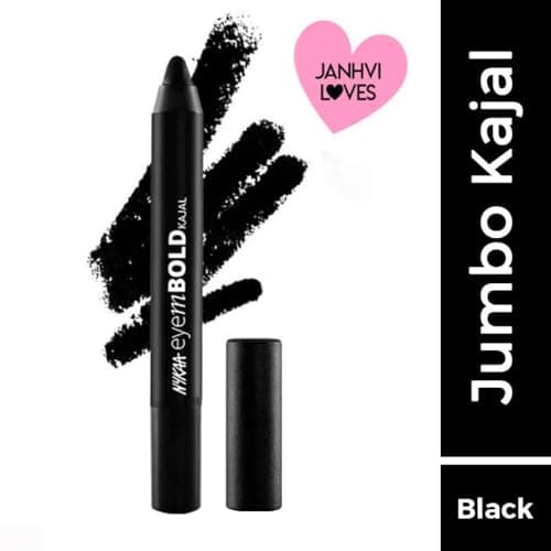 Nykaa Eyem Bold Kajal With Free Sharpener - Deep Black 001 5