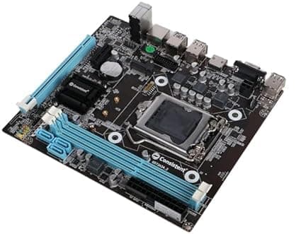 Consistent H-81 Motherboard 4th Gen i3, i5, i7, DDR3 Slots for RAM, with GMA 950 Graphic Card, Motherboard with Sound Card, SATA 2&3, 3Y Warranty 2