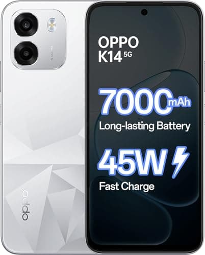 OPPO K14 5G (Prism White, 256 GB) (8 GB RAM)
