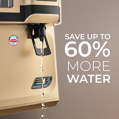ROYAL AQUAFRESH 8L Water Purifier Dual Storage Tank Purifier Smart LED Display/Power On/Off (1 Year Warranty On Motor & SMPS) (1st BIS (IS 16240 :2023) CM/L8100159306) (Brown) 3