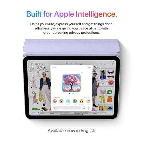 Apple iPad mini (A17 Pro): Apple Intelligence, 21.08 cm (8.3″) Liquid Retina Display, 128GB, Wi-Fi 6E, 12MP Front/12MP Back Camera, Touch ID, All-Day Battery Life — Purple 2
