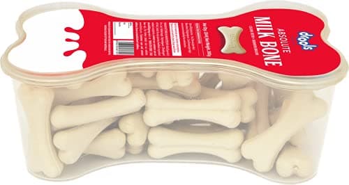 Drools Absolute Dog Bone Treats 300g 20 Pieces Jar | Milk Flavour | Strengthens Gums and Jaws | Enriched with Calcium and Phosphorus | Keeps the Dog's Teeth Healthy and Clean 5