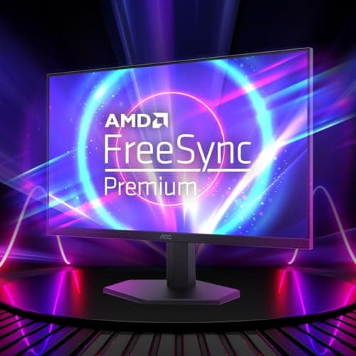 AOC 24G11ZE 23.8" FHD IPS Gaming Monitor - Black | 240Hz Refresh| 0.3ms MPRT, 1920 X 1080|Adaptive Sync| HDR10| 3-Sided Frameless| Low Input lag|Flicker Free| Low Blue Mode 3