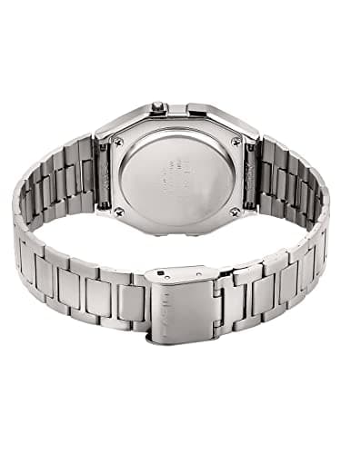 Casio Vintage A-158WA-1Q Digital Grey Dial Unisex Watch Silver Metal Strap (D011) 4