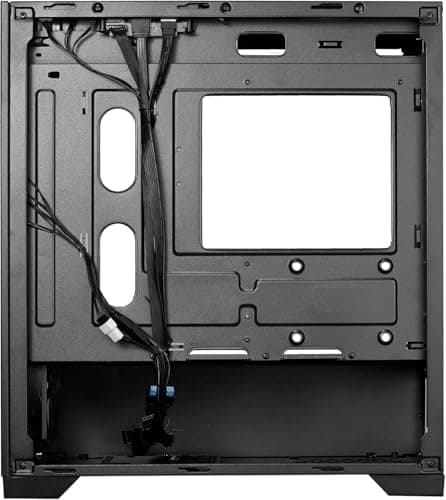 Cooler Master Elite 302, Micro-ATX High Airflow Minimalist PC Case, 365mm GPU Max, Compatible RTX 5080|RX 7090 XT, 280mm AIO Max, Type C, Tempered Glass, Triple 120mm aRGB PWM Fan, Intakes Grill 4