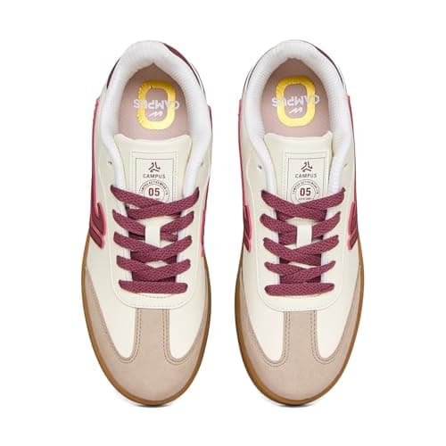 Campus Women's Ambit Off WHT/Rust Sneakers - 8UK/India 1 Pair 4
