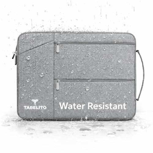 Tabelito®13.3 inch Laptop Bag Sleeve Sleeve Bag Cover for 13 inch Apple Mac Book Air Pro Retina 13 13.3 inch MacBook 13.3 inch and All Other laptops & Notebooks with Front Packet and Handle (Grey) 4