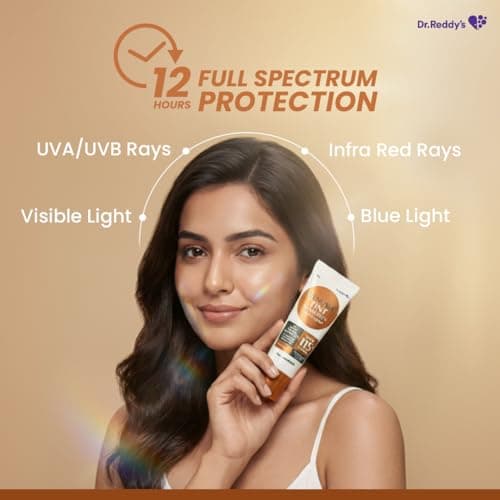 VENUSIA Dr. Reddy's Sun Tint SPF 115|India's First Sunscreen with the Highest SPF|Matte-finish|Full Spectrum 12-Hour Protection|Reduces Pigmentation|Zero White Cast|Hypoallergenic and Paraben-free|50g 5