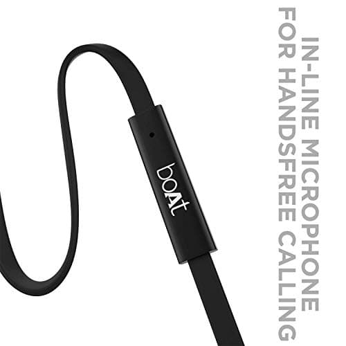 Boat Bassheads 220 Wired in Ear Earphones(Black Indi) 5