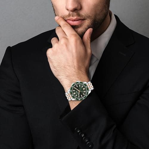 TIMEX Analog Watch for Unisex with Green Round Dial & Multicolor Stainless Steel Bracelet Band Water Resistant Unisex Wrist Watches - TW0PRE007 5