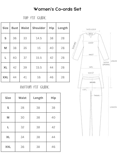 Modestouze Attires Cord Set for Women Cotton Stylish Poly Rayon - Turkish Co Ord Set for Women Stylish Floral Print Western Co Order Sets, Wear as Office Coat, Travel Coord, Cot (White|XL) 4