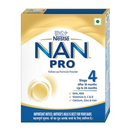 Nestlé NAN PRO 4 Follow-Up Formula Powder After 18 months, Up to 24 months, Stage 4, 400g Pouch in Box