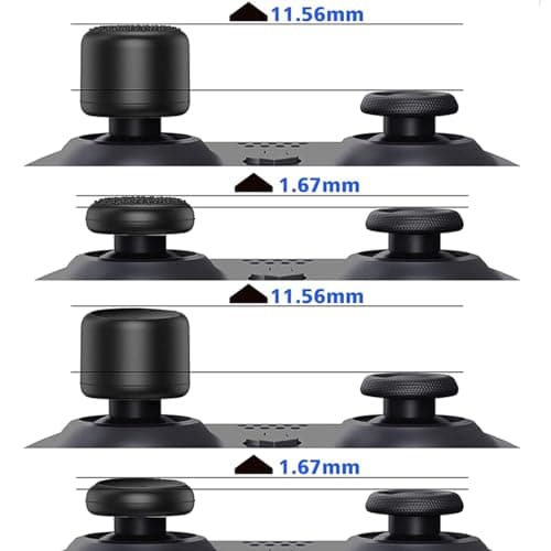 OIVO INDIA Black Dotted Design Cover for PS5 Game Controller Remote Sleeves with Black ThumbGrip Set Compatible with Sony PlayStation 5 Remote (Combo) 6