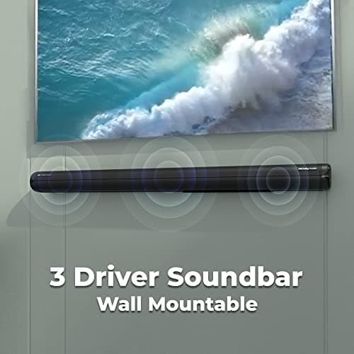 ZEBRONICS Zeb-Juke BAR 9500WS PRO Dolby 5.1 soundbar with Wireless Satellites, Dolby Audio, 525 Watts Output Power, 16.5cm subwoofer, HDMI ARC, Optical, BT v5.0, LED Display, Wall Mount and AUX,Black 4