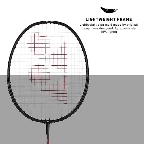 Yonex GR 303i Black Aluminium Badminton Racquet with Full Cover(Made in India) 5