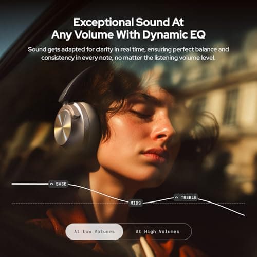Noise Master Buds Max, Sound by Bose Wireless Over-Ear Headphones, Adaptive ANC, LHDC 5.0, Immersive Spatial Audio,Upto 60H Playtime, Fast Pairing, Wear Detection(Titanium) 3