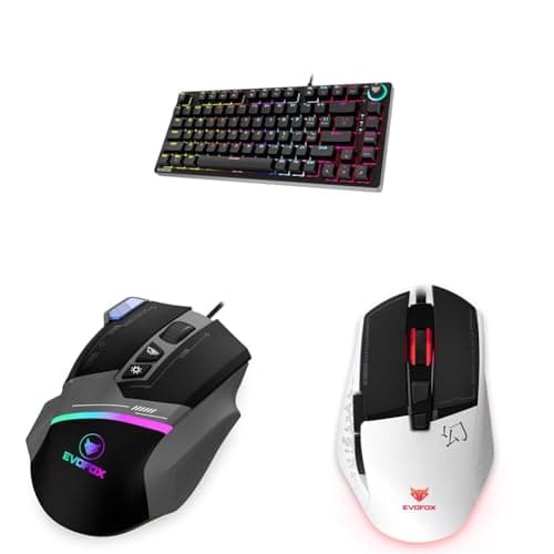 EvoFox Katana X2 TKL, Mechanical Gaming Keyboard with Professional Features