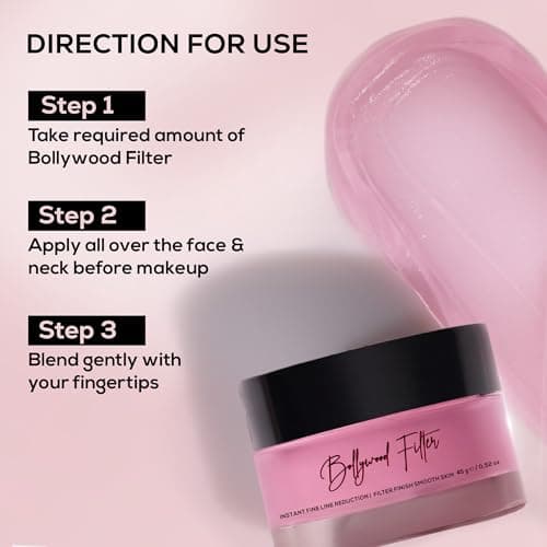 RENEE Bollywood Filter Face Primer 45 gm| for a Flawless & Smooth Skin| Blurs Fine Lines, Wrinkles & Pores Instantly| Hydrating, Lightweight & Non-sticky| Cruelty-free 5