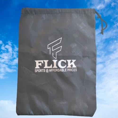 FLICK Club 1-Star Table Tennis Balls-T.T.F.I. Approved,Durable Multiball Practice & Match Balls-40+ MM Size,ABS Material, Ideal for All Players- Pack of 144 Balls - (1 Polybag) - (1 Free Shoe Bag) 4