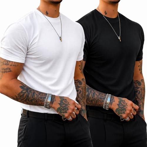 T Shirt For Man | Men T-Shirts | Tshirt For Man Solid Cotton Blend Half Sleeve Regular Men Round Neck Tshirts | T-Shirts | Stylish | Gym Wear For Workout | T-Shirt | Crew Neck | Multi-Colored