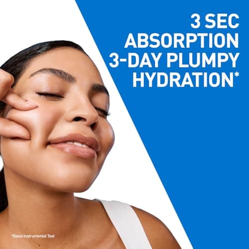 CeraVe HA Water Gel with Hyaluronic Acid, Ceramides & Niacinamide for Plumpy hydration|Oil-free gel moisturizer| 3 sec fast absorption| Dermat recommended for Women & Men| 50 ml 2
