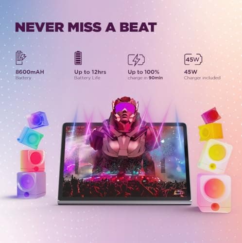 Lenovo (Smartchoice) Tab Plus with Octa JBL Hi-Fi Speakers| 8 GB RAM, 256 GB ROM| 11.5 Inch, 2K, 90 Hz Refresh| Wi-Fi Tablet| Android 14| 45 W Fast Charger| Built-in Kickstand| Color: Luna Grey 4