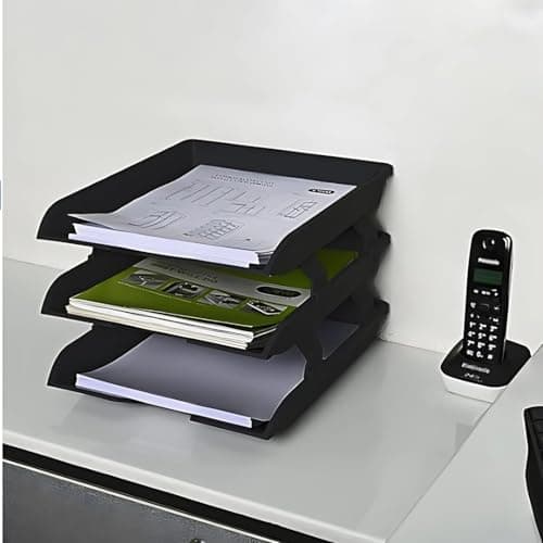 Joystick Multi-Functional Desk Organizer Office Table Organizer for Files, Stationery & Essentials, Modern & Stylish Workspace Solution (Pack Of 1) 5