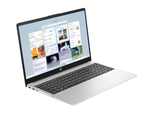 HP 15 (2026) Business Laptop – Intel Core 7 150U, 16GB RAM, 512GB SSD, 15.6" FHD Display, Intel Iris Xe Graphics, Windows 11 Pro, Backlit Keyboard + Fingerprint, Silver, 1.5kg 2