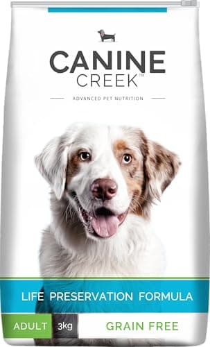 Canine Creek Ultra-Premium Adult Dry Dog Food 3kg | Chicken Flavour | Healthy Muscle Development | Dental Health | Healthy Immune System | Long & Healthy Life