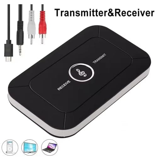 Etzin Bluetooth 2 in 1 Audio Receiver/Transmitter Music Sound Adapter with 3.5 mm Output and BT-4.1 for TV/Home Stereo System Headphones Speakers EPL-831WA. 2
