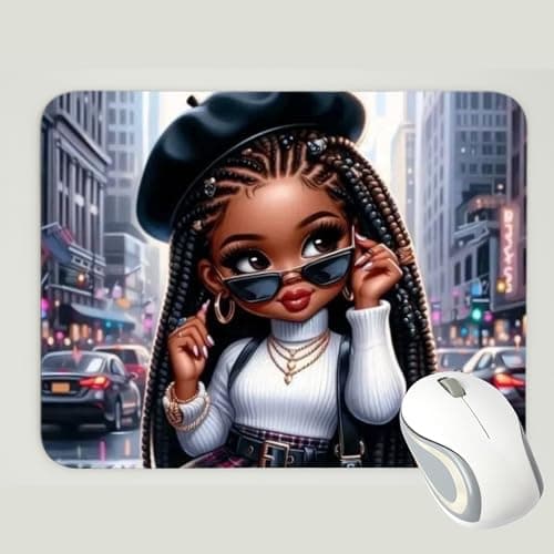 HN Personalised Photo Mouse Pad with Your Own Image or Logo, Anti-Slip Rubber Base, Large Surface, Waterproof, for PC, Laptop, Gaming