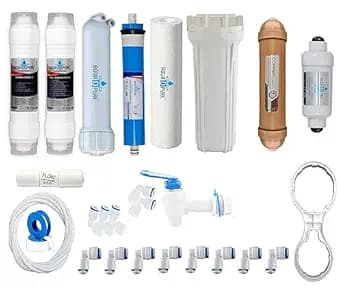 AQUA D PURE Complete RO Service Kit with 4 in 1 Copper Filter Cartridge,Suitable For All Type of RO Water Purifier