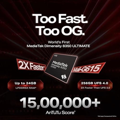 Infinix GT 30 Pro 5G+ (Prism White, 8GB RAM, 256GB Storage) | MediaTek Dimensity 8350 Ultimate Processor | 108MP + 8MP AI Dual Rear Camera | 13MP Front Camera |6.78-inch 1.5K AMOLED Display| 2