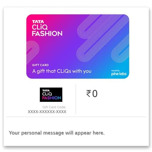 Tata Cliq Fashion |E-Gift Card | Instant Delivery | Valid for online purchase | 1 year validity