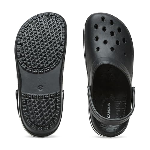 Campus Men's GC-4026 BLACK Clogs - 7UK/India GC-4026 5