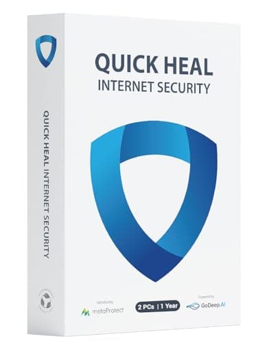 Quick Heal | Internet Security Premium Latest Version | 2 Users | 1 Year (Physical Box)