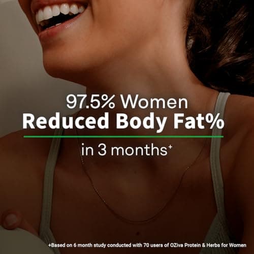 OZiva Protein & Herbs for Women, Chocolate, 16 Servings, 0g added Sugar 2