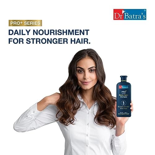 Dr Batra's® PRO+ Daily Care Shampoo| With Aloevera & Keratin Protein|Mild Shampoo, Sulphate & Paraben Free|Daily Care Natural Protein Shampoo, protects from daily tear|Suitable for Men & Women, 350ml 5