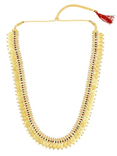 ASMITTA Stunning Gold Plated Jewellery Set for Women - NS1121ROGLHV0 2
