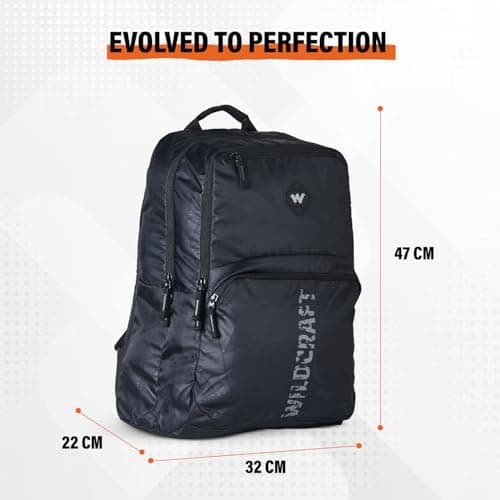 Wildcraft Evo Edge 35 Laptop Backpack for Men & Women - Limestone | Water-Resistant & Lightweight Backpack with Rain Cover | Unisex Backpack for Gym, Office, College & Travel 5