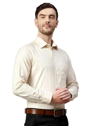 Cantabil Formal Shirt for Men Lemon 4