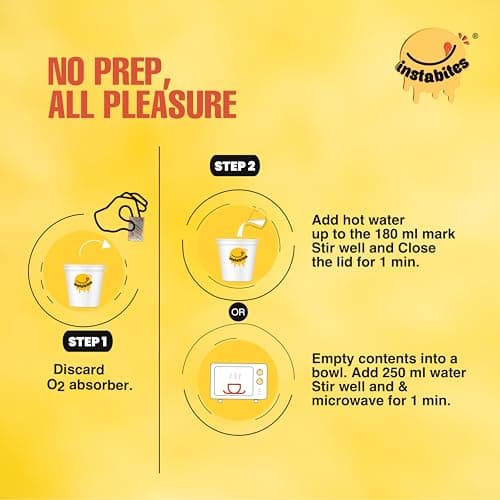 Instabites Ready to Eat Pongal 65g, No Added Preservatives and Ready to Eat in Minutes - Pack of 1 4