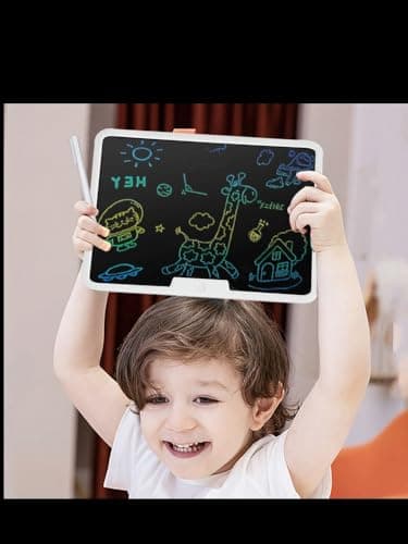 Tvara 16-Inch LCD Writing Rechargeable Tablet, Color Display, Eco-Friendly, Notepad for Kids(Blue) 5