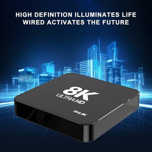 FORIDA I96 8K Onn Smart Android TV Box | Amlogic Processor | Android TV (ATV) Certified | 8GB RAM 128GB ROM | 8K Decoder | WiFi OTT Set-Top Box Satellite Receiver 3